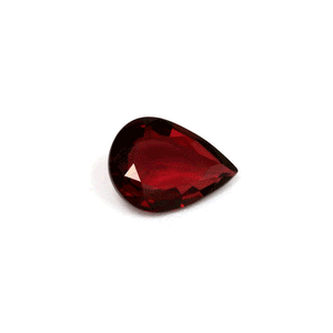 Ruby Pear Untreated 0.60 cts.