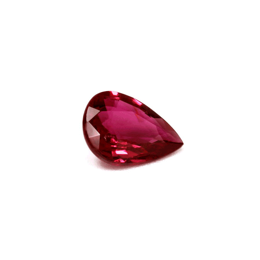 Ruby Pear  Untreated 0.60 cts.