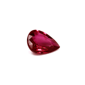 Ruby Pear  Untreated 0.60 cts.