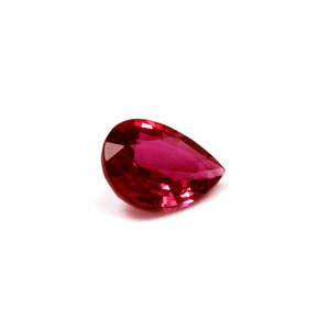 Ruby Pear  Untreated 0.66 cts.