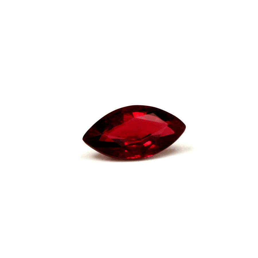 Ruby  Marquise GIA Certified Untreated 0.73 cts.