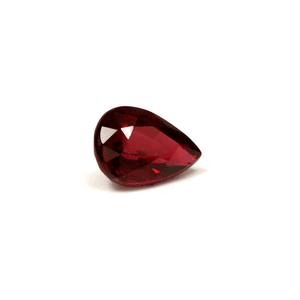 Ruby Pear GIA  Certified Untreated 0.84 cts.