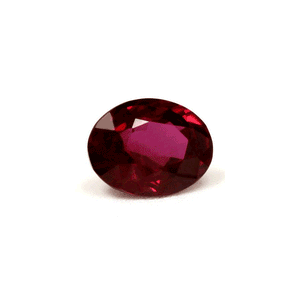 Ruby  Oval Untreated 0.86 cts.