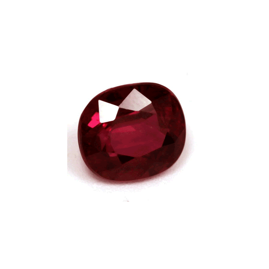 Ruby Cushion  GIA Certified Untreated 1.12 cts.