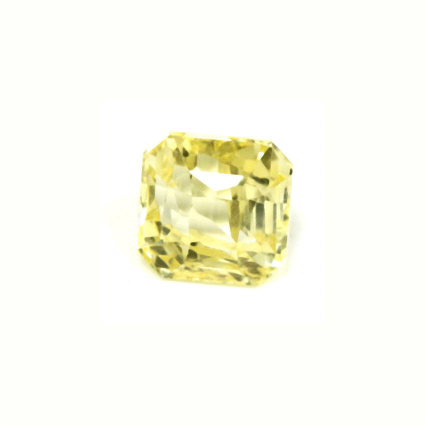 Yellow Sapphire Emerald Cut 1.17 cts.