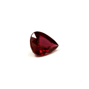 Ruby Pear GIA Certified  Untreated  1.27 cts.
