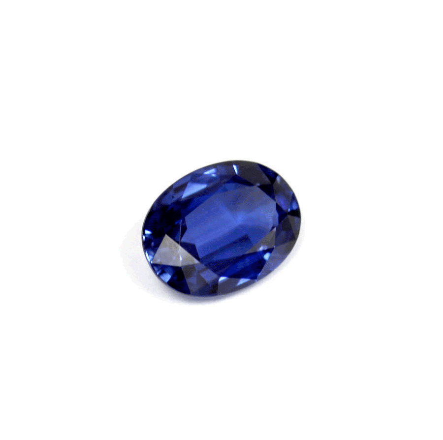 BLUE  SAPPHIRE Oval GIA Certified Untreated 1.34 cts.