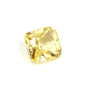 Yellow Sapphire  Emerald Cut Untreated 1.42cts.