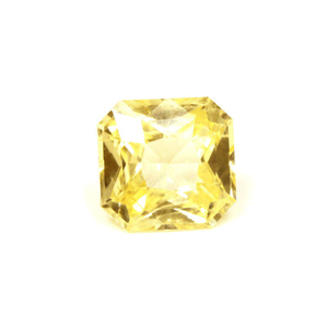 Yellow Sapphire Emerald Cut Untreated 1.55cts.