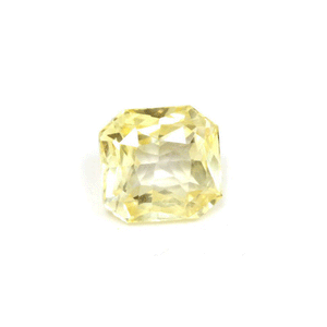 Yellow Sapphire Emerald Cut Untreated 1.63cts.
