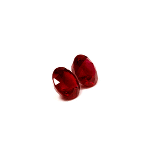 Ruby Round Matched Pair GIA Certified 1.90  cttw.