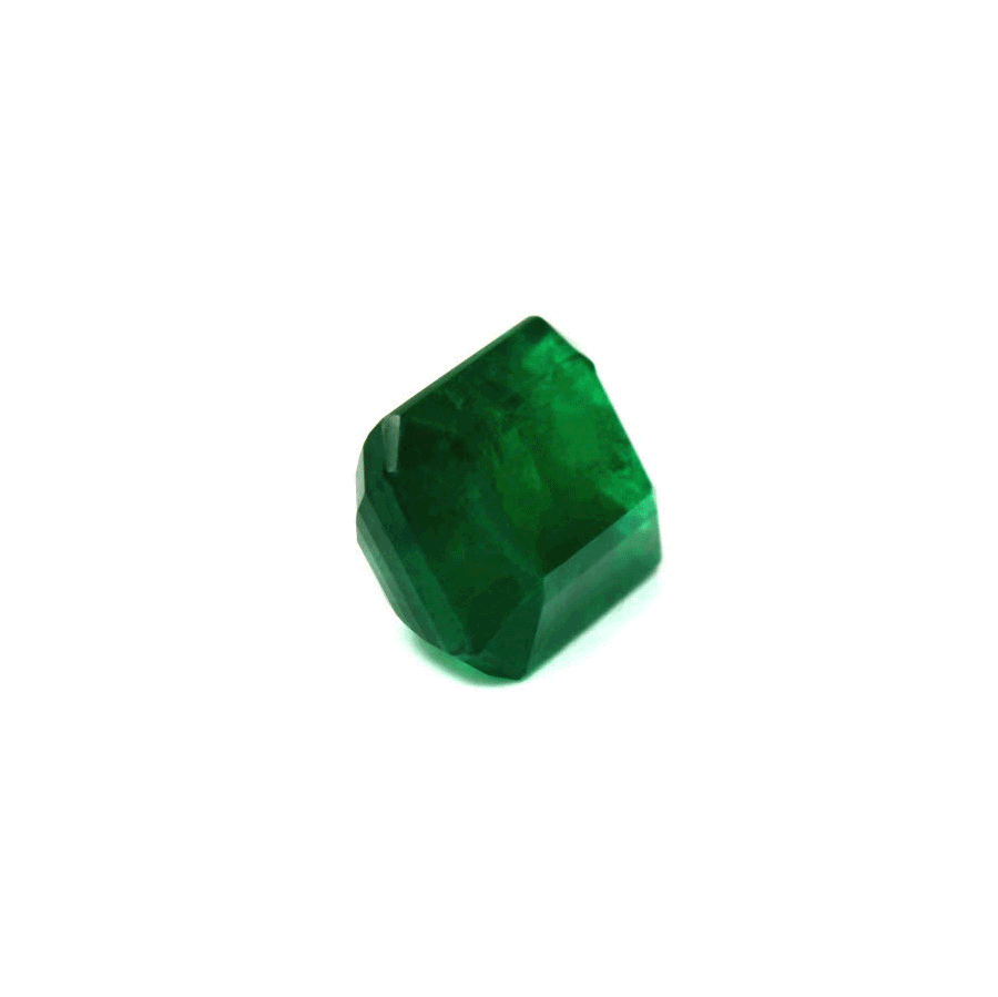 Green Emerald Cut Emerald GIA Certified 10.92 cts.