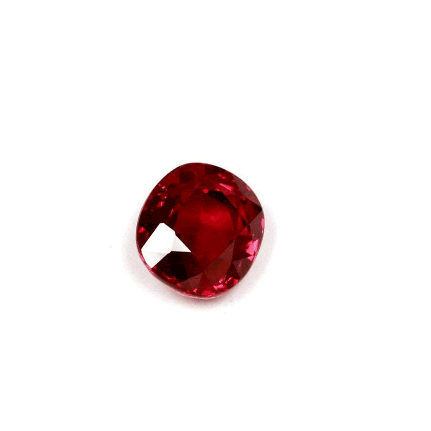 Ruby Cushion GIA Certified Untreated 2.02  cts
