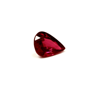 Ruby Pear GIA Certified Untreated 2.07  cts