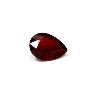 Ruby Pear GIA Certified  2.12 cts.