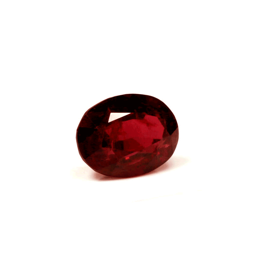 Ruby Round Matched Pair GIA Certified  2.13 cttw.