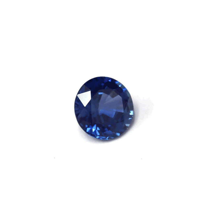 BLUE  SAPPHIRE Round AGL Certified Untreated 2.26 cts.