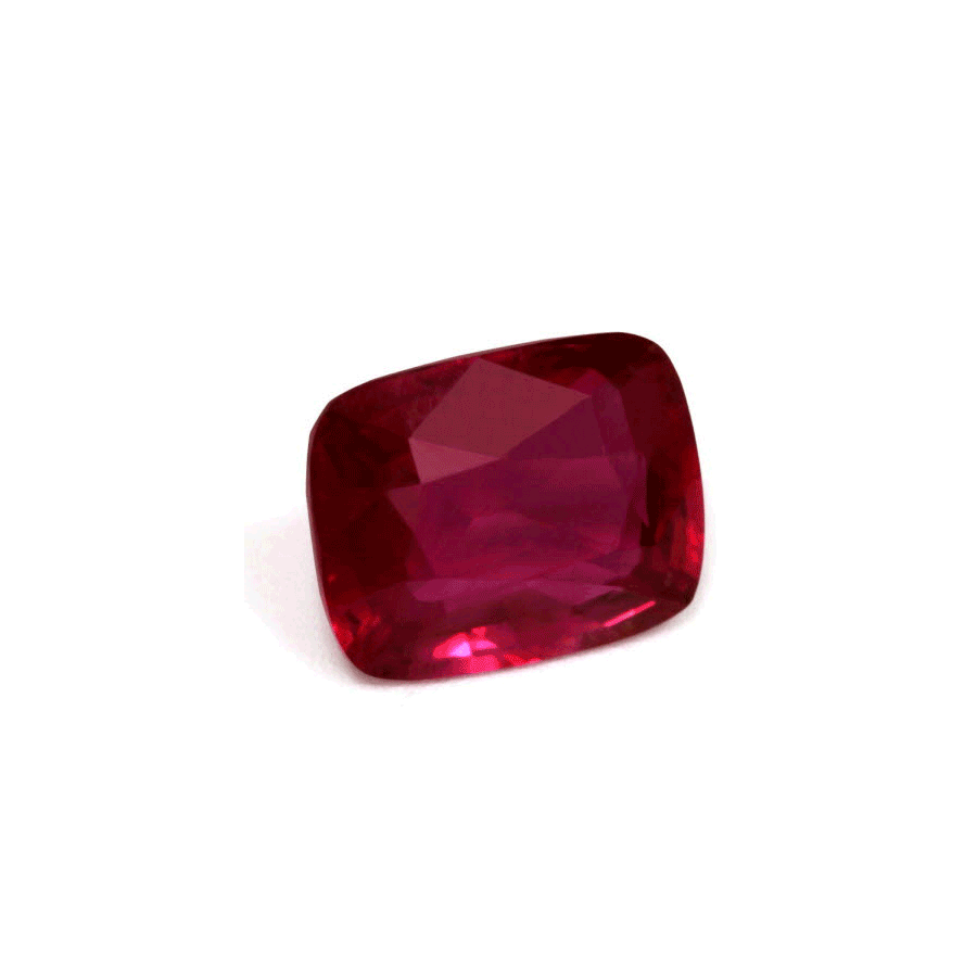 Ruby Cushion GIA Certified Untreated  2.45 cts.