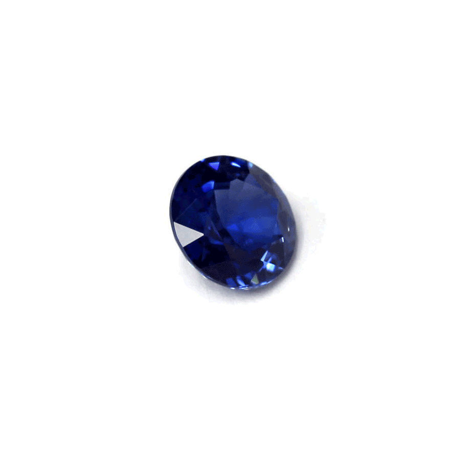 BLUE SAPPHIRE GIA Certified Untreated 2.60 cts. Round