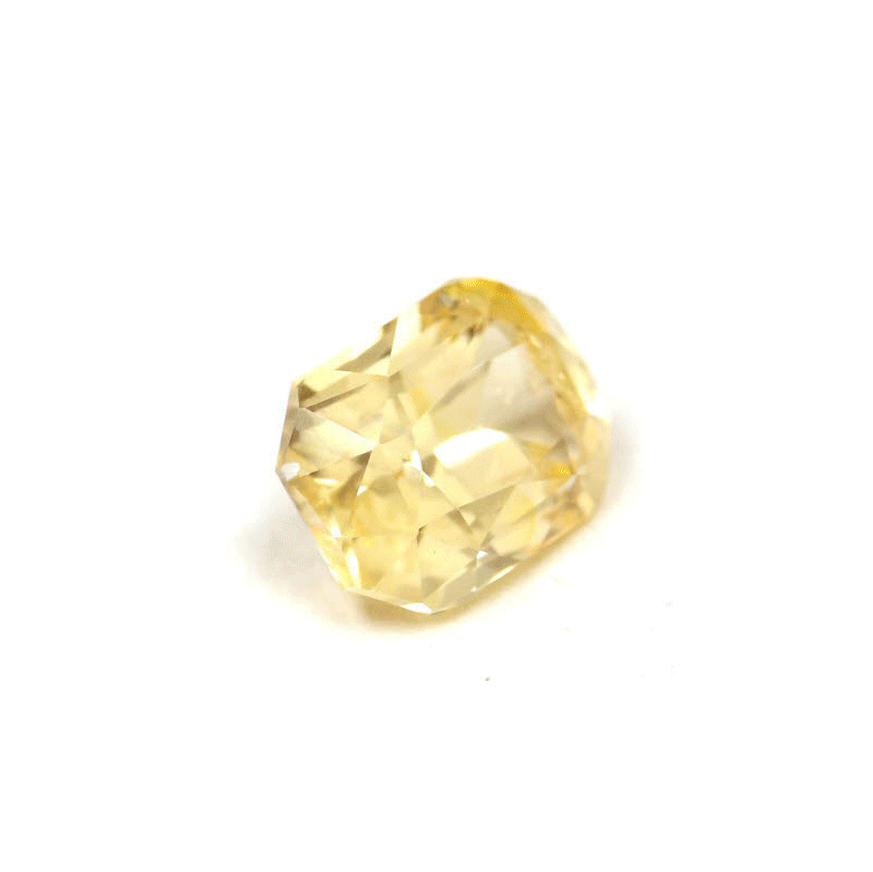 Emerald Cut Yellow Sapphire GIA Certified Untreated 2.68cts.