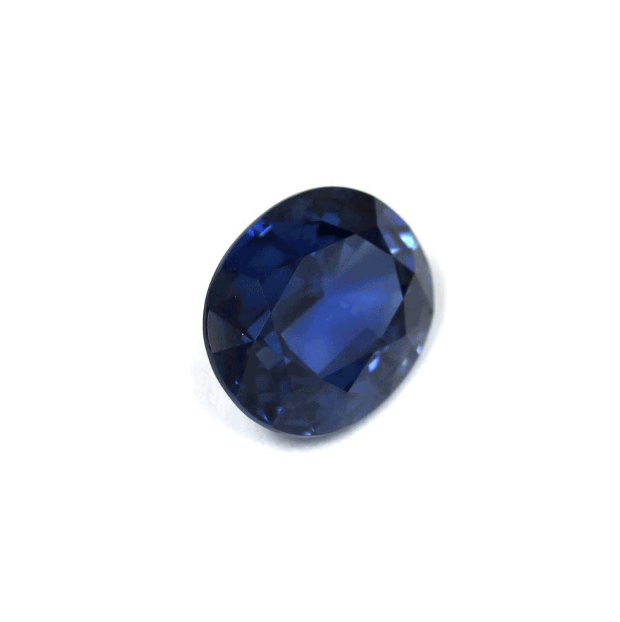 BLUE  SAPPHIRE Oval GIA Certified Untreated 2.82 cts.