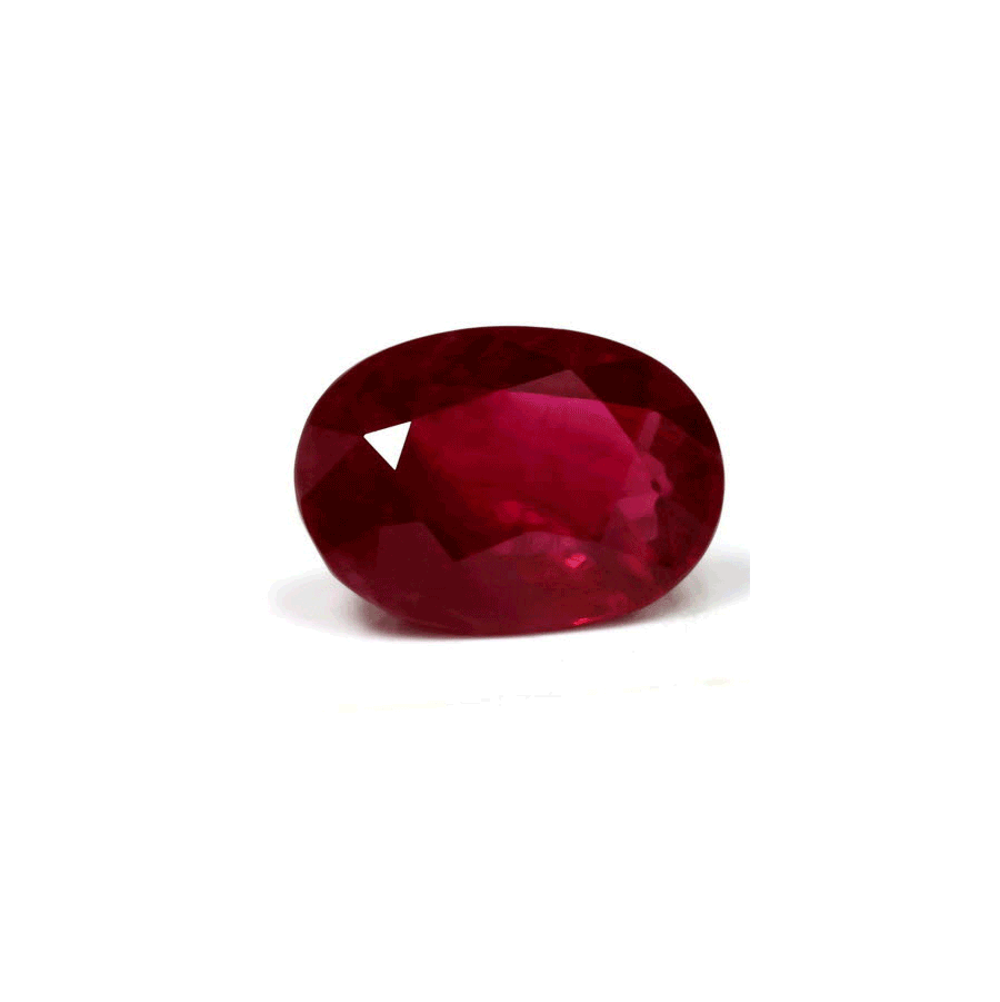 Ruby Oval GIA Certified  3.02 cts.