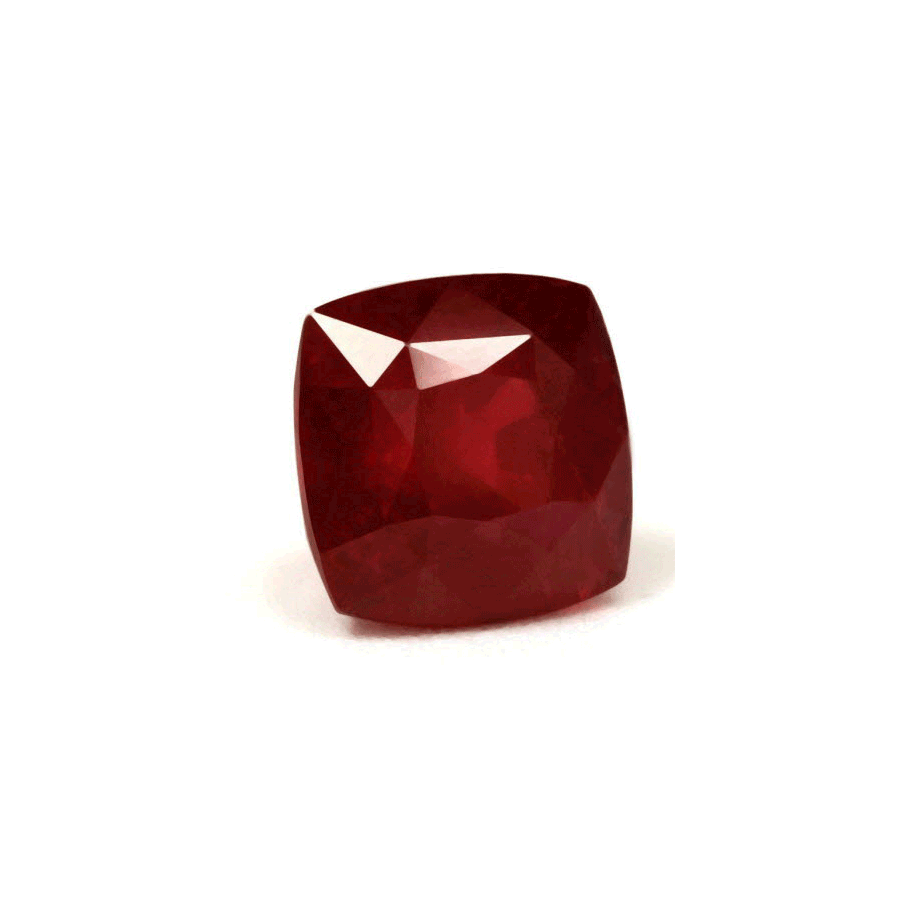 Ruby Cushion GIA Certified Untreated 3.19cts