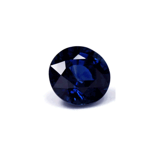 BLUE SAPPHIRE GIA Certified Untreated  3.43 cts. Round