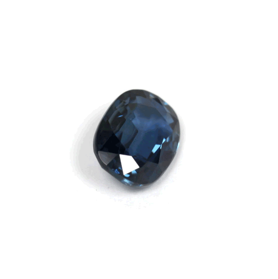 BLUE  SAPPHIRE Cushion AGL Certified Untreated 3.55 cts.