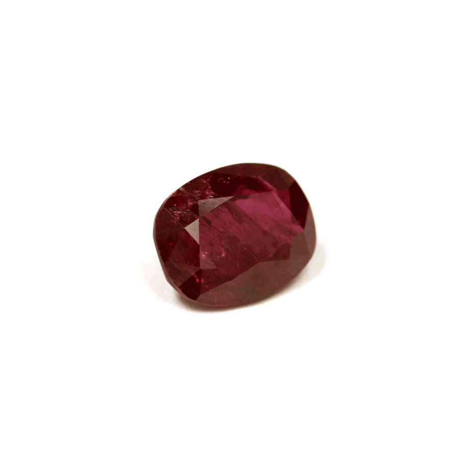 3.95 cts. Ruby  Cushion GIA  Certified Untreated