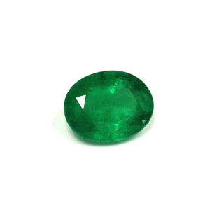 Green Emerald Oval GIA Certified Untreated 4.02 cts.