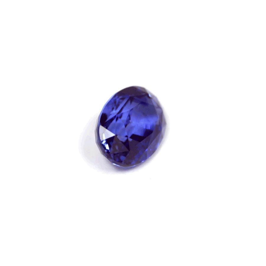 BLUE SAPPHIRE GIA Certified Untreated 4.06 cts. Oval