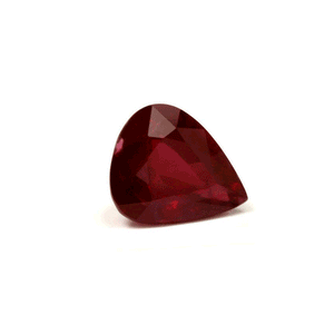Ruby Pear GIA Certified Untreated 4.07cts