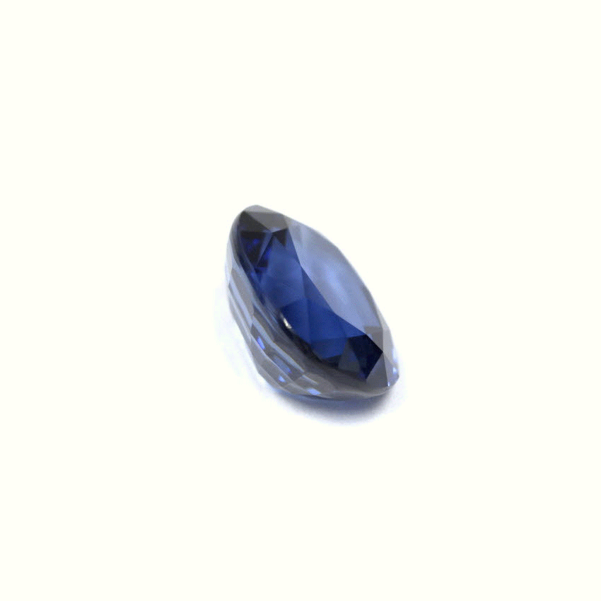 BLUE SAPPHIRE GIA Certified Untreated 5.93 cts. Oval