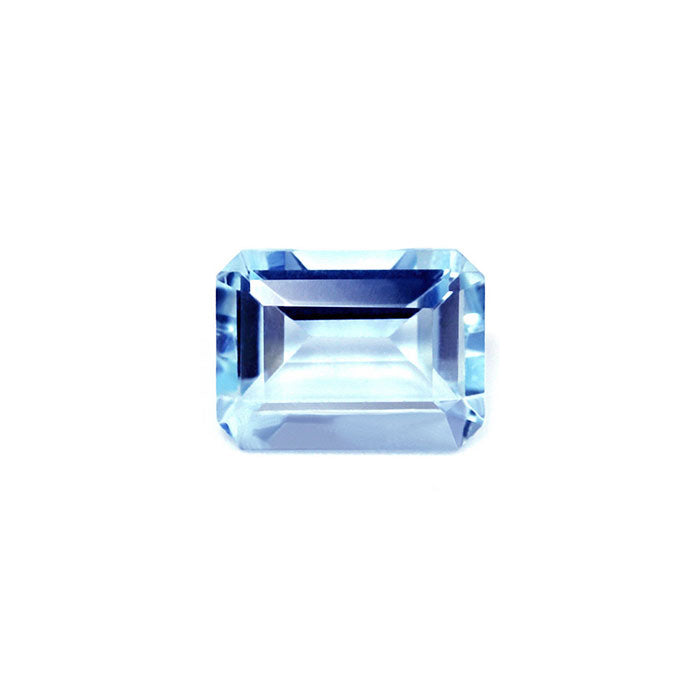 AQUAMARINE 4.19 cts. Emerald Cut