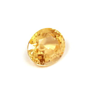 Yellow Sapphire Oval GIA Certified Untreated 4.37 cts.