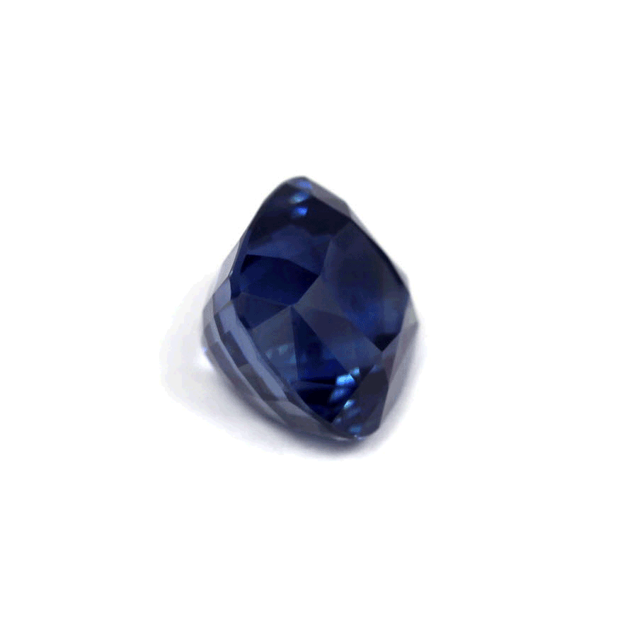 BLUE SAPPHIRE GIA Certified Untreated  4.48 cts. Cushion