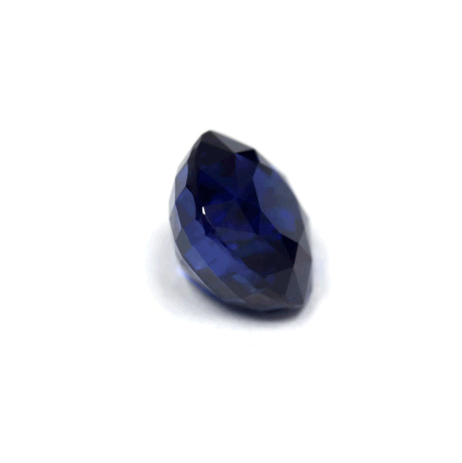 BLUE SAPPHIRE GIA  Certified Untreated 4.60  cts. Cushion