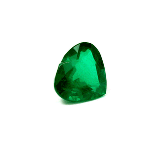 Green Emerald Heart GIA Certified 4.65 cts.