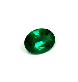 Green Emerald Oval GIA Certified 5.07 cts.