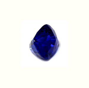 BLUE SAPPHIRE GIA Certified 5.05  cts. Cushion