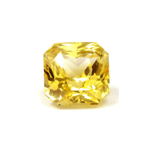 Emerald Cut Yellow Sapphire GIA Certified Untreated 6.55 cts.