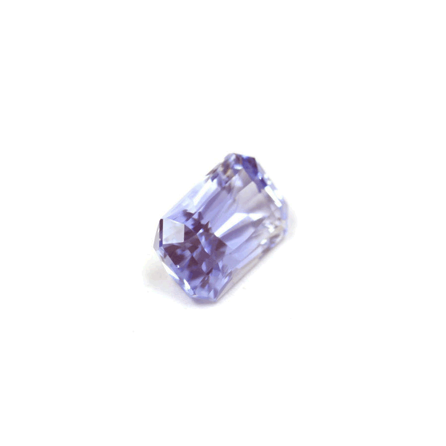 BLUE SAPPHIRE GIA Certified Untreated 6.72 cts. Emerald Cut