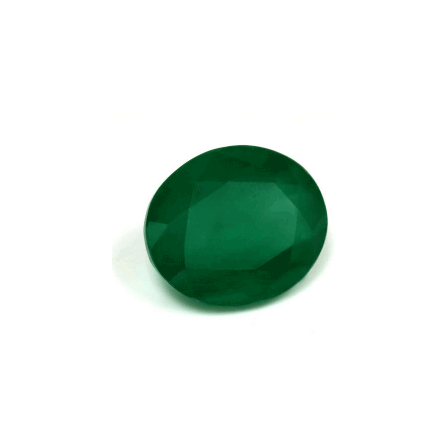 Green Emerald Oval GIA Certified Untreated 8.10 cts.
