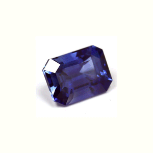BLUE SAPPHIRE Emerald Cut GIA Certified 8.67 cts.
