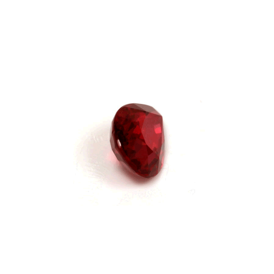 Ruby  Pear GIA Certified Untreated 0.83 cts.