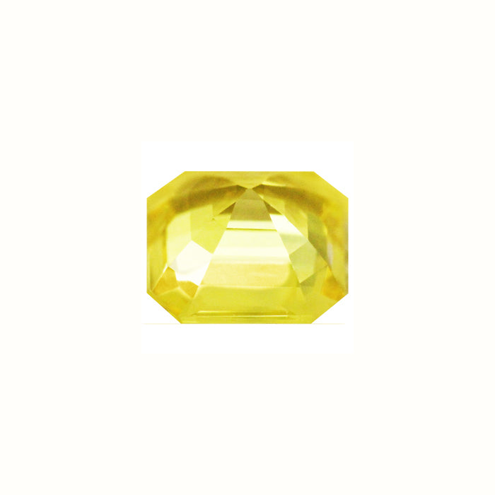 Yellow Sapphire  Emerald Cut 1.25 cts.