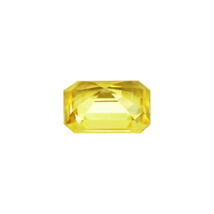 Yellow Sapphire  Emerald Cut 1.96 cts.