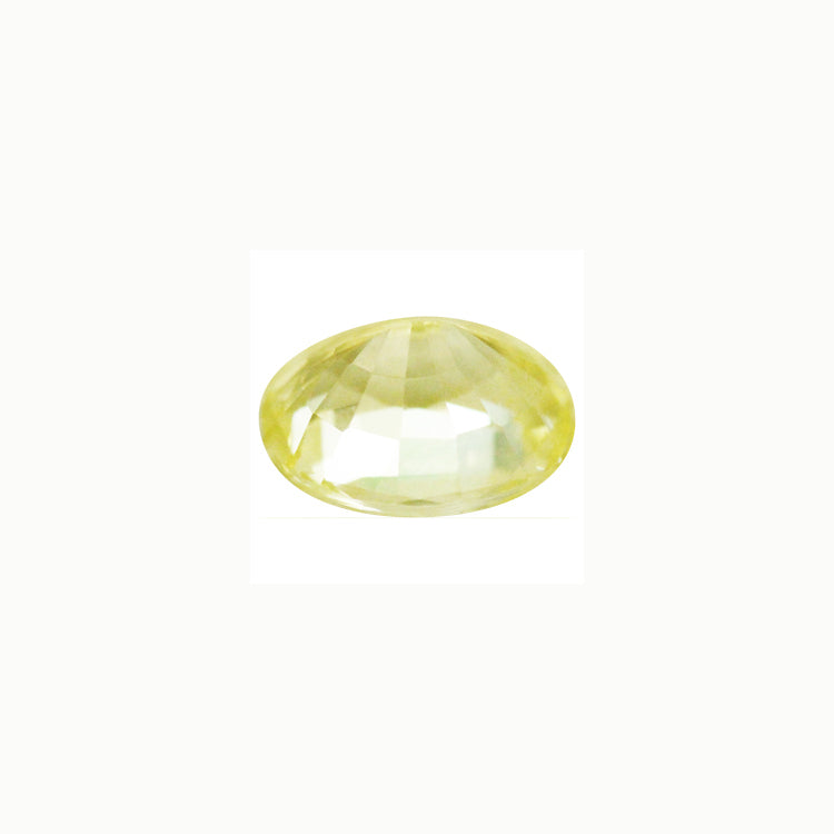 Yellow Sapphire Oval  Untreated 1.06 cts.