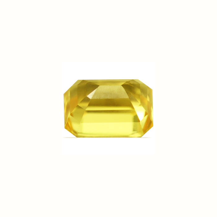 Yellow Sapphire Emerald Cut 2.22 cts.